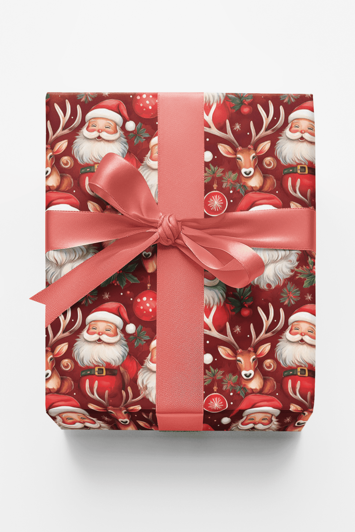 Holiday Hoopla with Santa - London Penny Gift Wrap