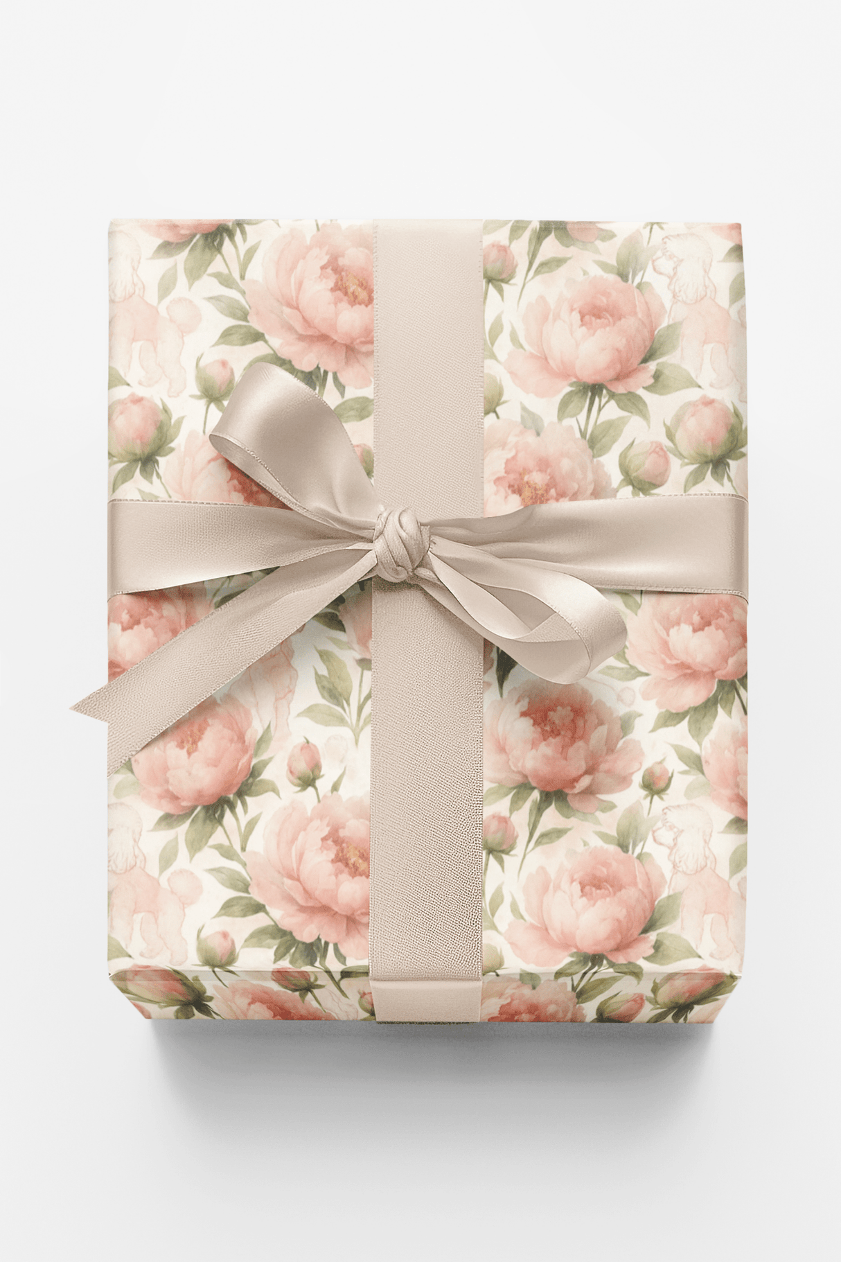 Peony Poodles - London Penny Gift Wrap