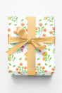 Simple Aesthetic with Red & Yellow Flowers - London Penny Gift Wrap