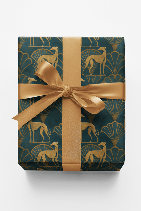 Greyhound Gatsby - London Penny Gift Wrap