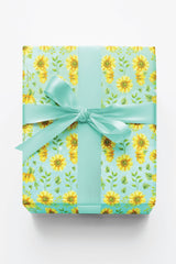 Sunflower Blue - London Penny Gift Wrap