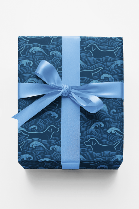 Labrador Lagoon - London Penny Gift Wrap