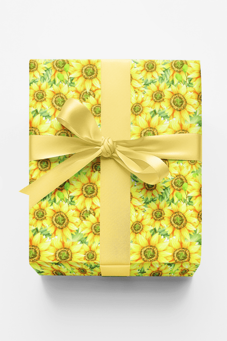 Summer Sunflower II - London Penny Gift Wrap