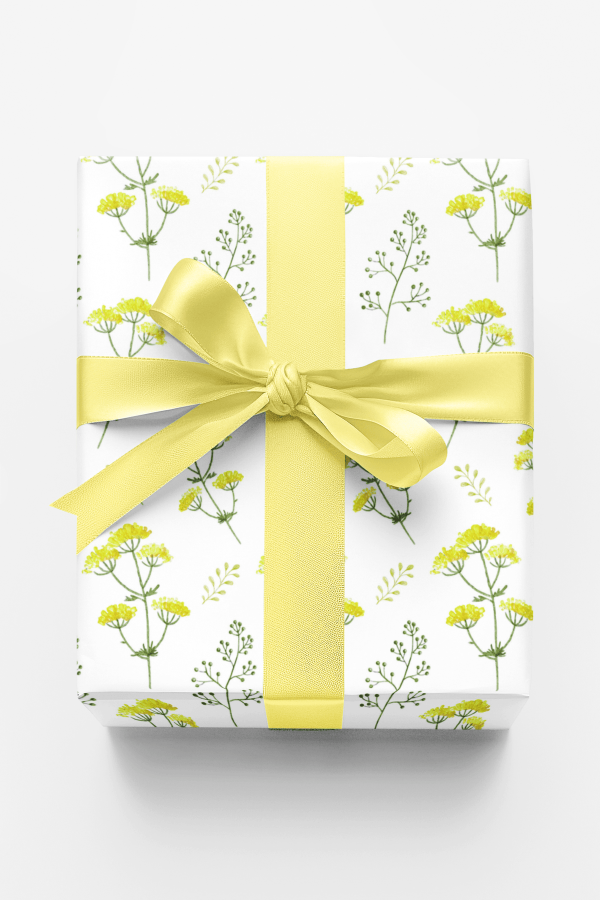 Yellow Spring Flowers - London Penny Gift Wrap