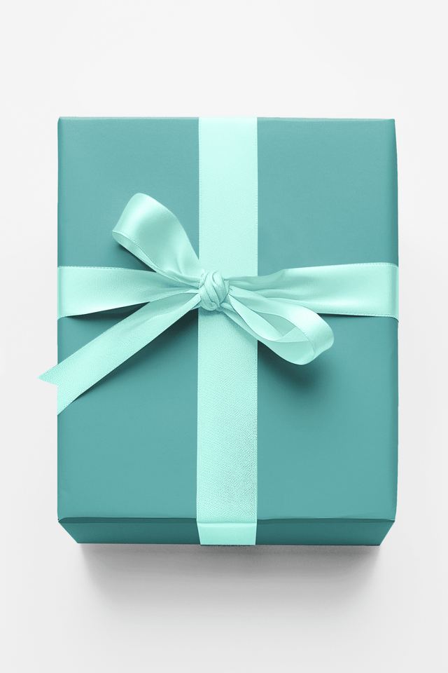 Deep Aquamarine - London Penny Gift Wrap