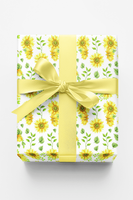 Sunflower White - London Penny Gift Wrap