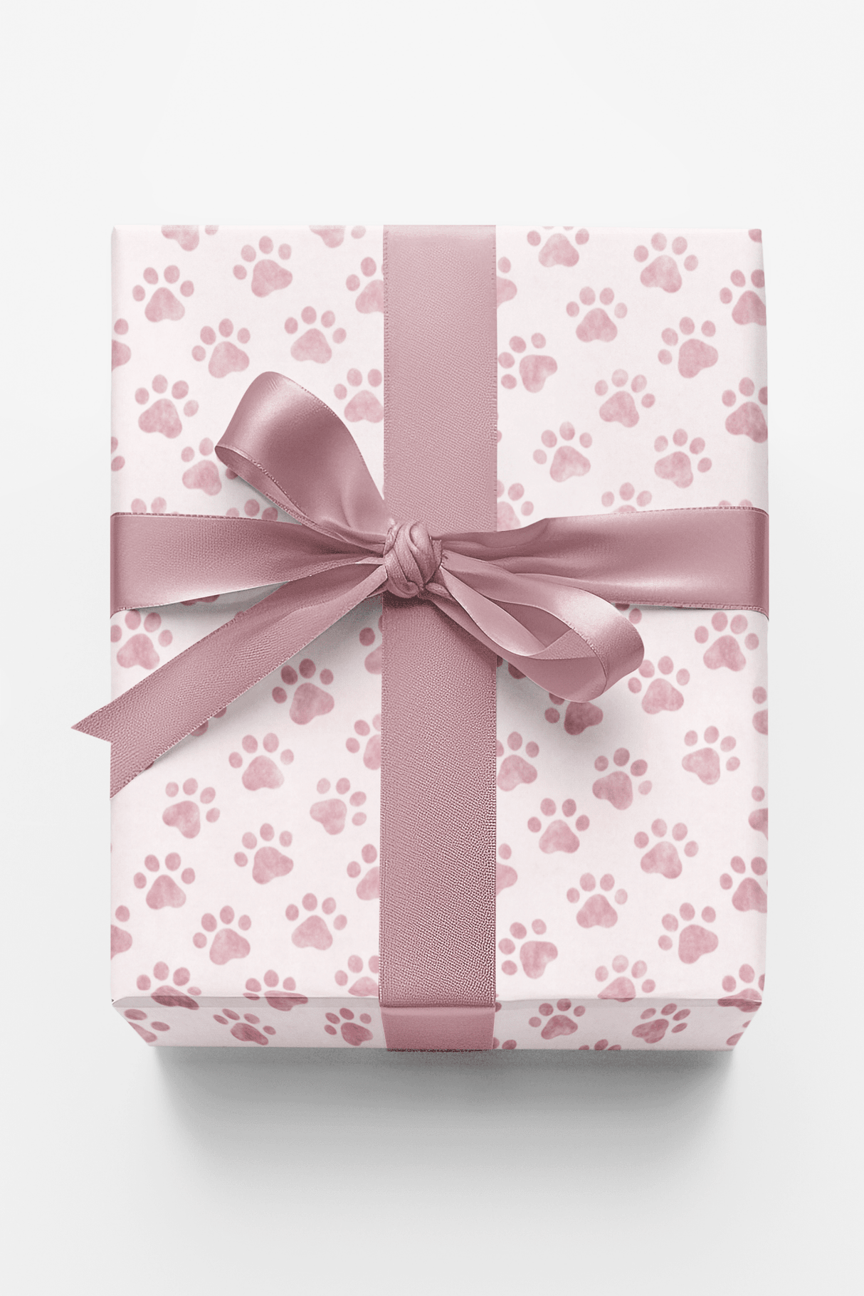Pastel Pawprints - London Penny Gift Wrap