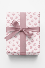 Pastel Pawprints - London Penny Gift Wrap