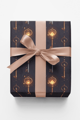 Arcane Key Questline Glossy Wrapping Paper - London Penny Gift Wrap