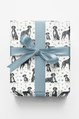 Playful Great Dane Companions Wrapping Paper - London Penny Gift Wrap