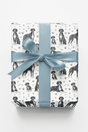 Playful Great Dane Companions Wrapping Paper - London Penny Gift Wrap