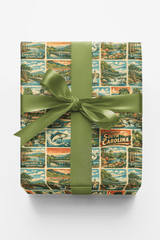 South Carolina Postcard Memories - London Penny Gift Wrap