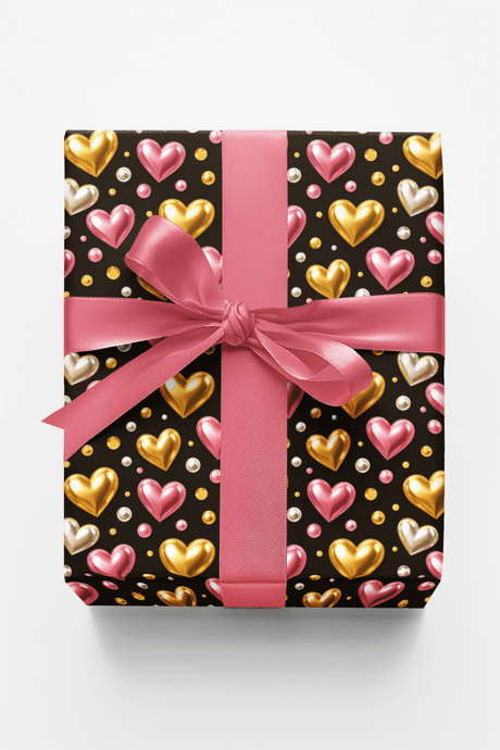 Rose ‘Gold Confetti - London Penny Gift Wrap