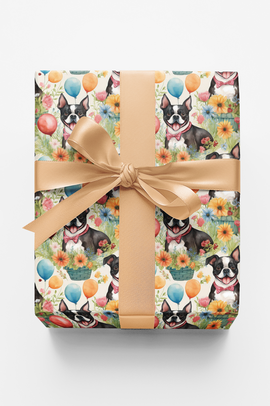 Boston Terrier Garden Party