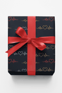 Heartbeat Line Art - London Penny Gift Wrap