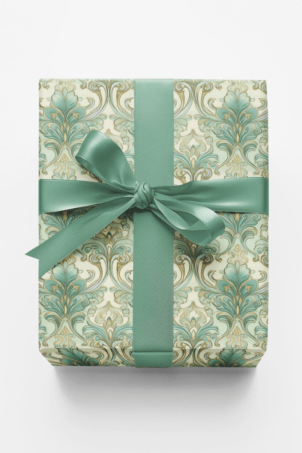 Pastel Baroque: Iced Pistachio - London Penny Gift Wrap