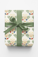 Hanukkah and Olives - London Penny Gift Wrap