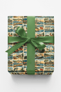 Michigan Postcard Memories - London Penny Gift Wrap