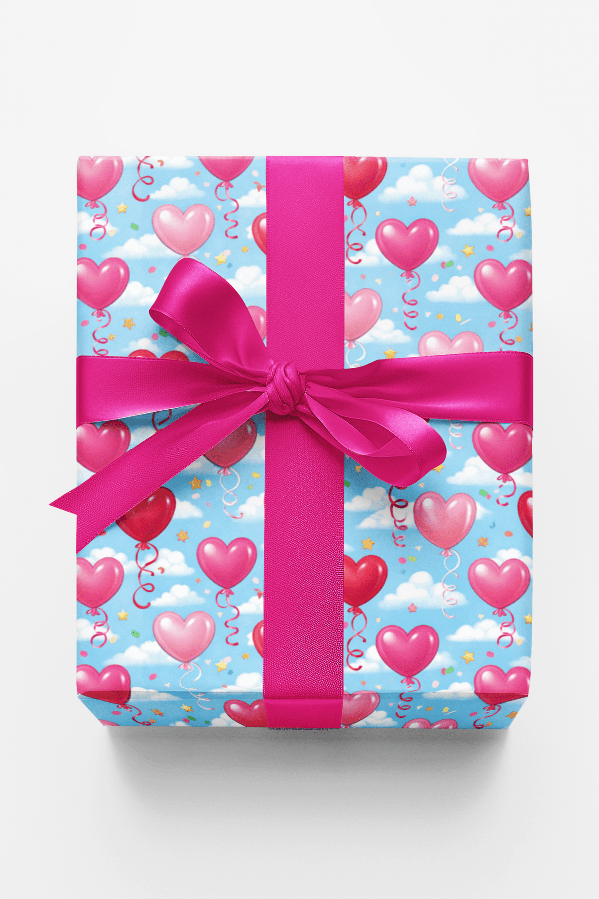 Heart Balloon Parade - London Penny Gift Wrap