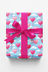 Heart Balloon Parade - London Penny Gift Wrap