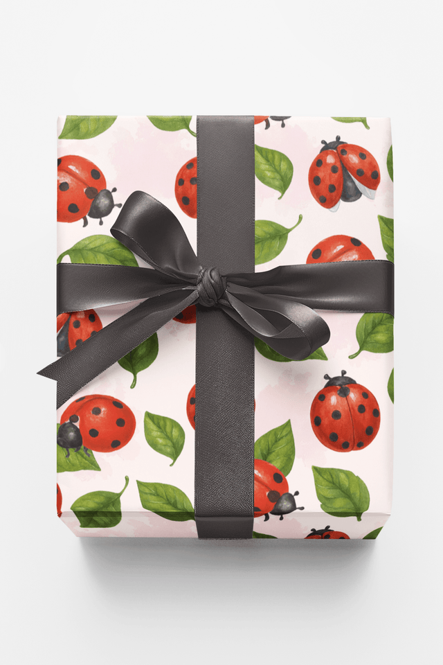 Ladybug Garden Dance - London Penny Gift Wrap