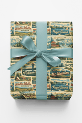 Washington Postcard Memories - London Penny Gift Wrap