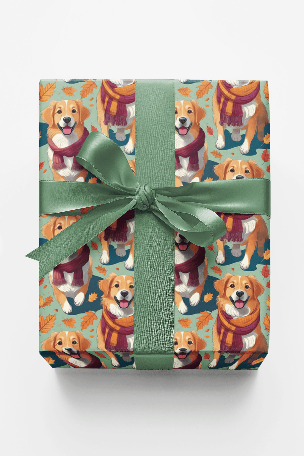 Crisp Golden Walk - London Penny Gift Wrap