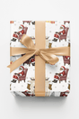 Fireside Santa - London Penny Gift Wrap
