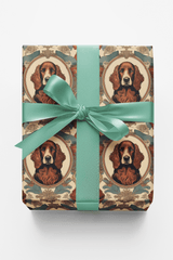 Irish Setter Classic Toile - London Penny Gift Wrap