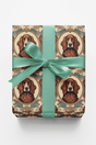 Irish Setter Classic Toile - London Penny Gift Wrap