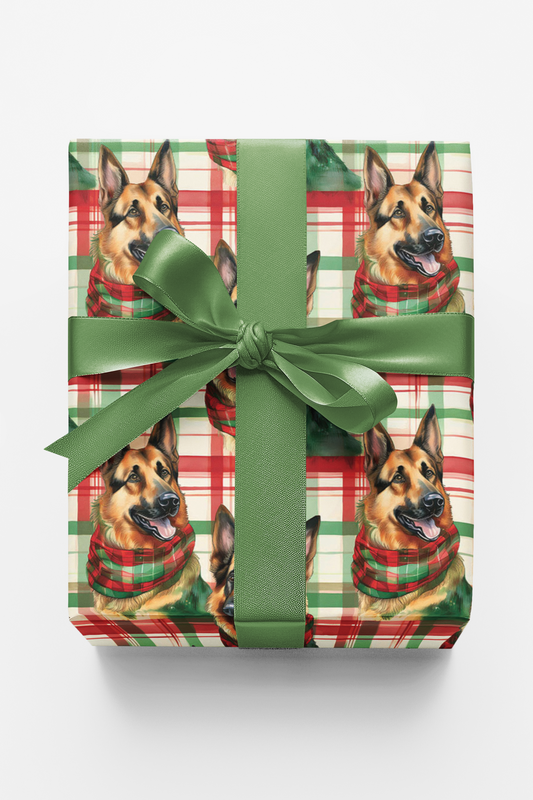 German Shepherd Plaid Parade