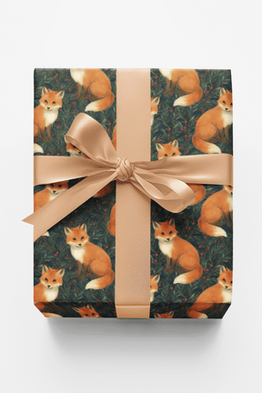 Fox in the Pines - London Penny Gift Wrap
