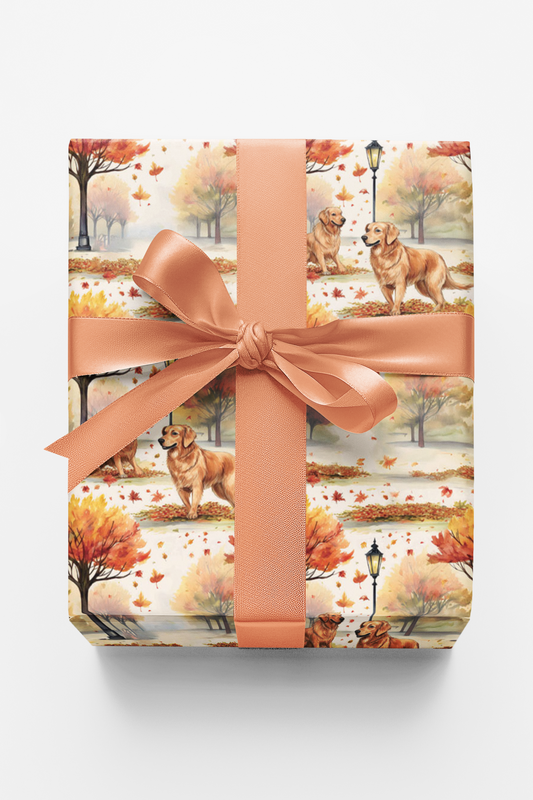 Golden Retriever Fall