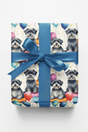 Mini Schnauzer Birthday Balloons - London Penny Gift Wrap