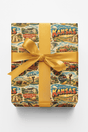 Kansas Postcard Memories - London Penny Gift Wrap