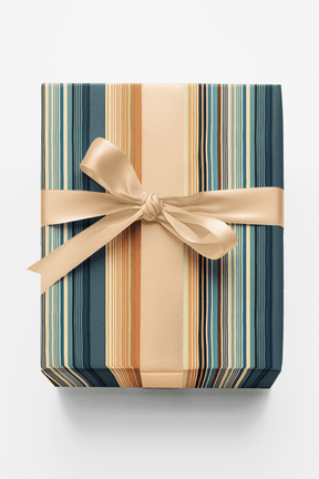 Seersucker Stripe - London Penny Gift Wrap