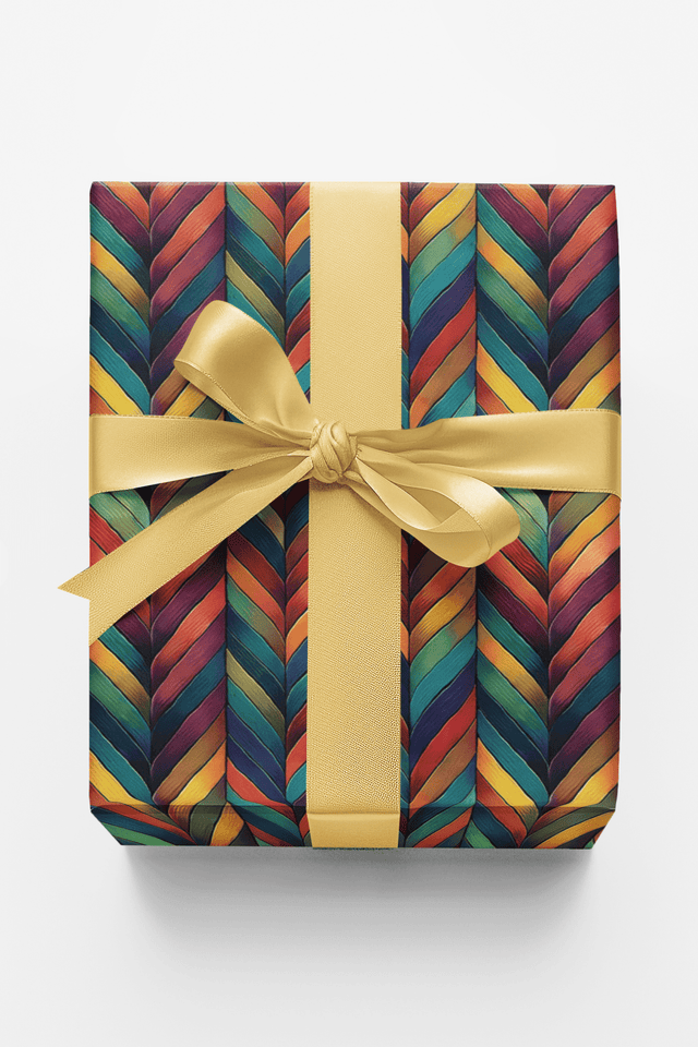 Herringbone Haven - London Penny Gift Wrap