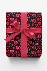 Neon Valentine Doodles - London Penny Gift Wrap