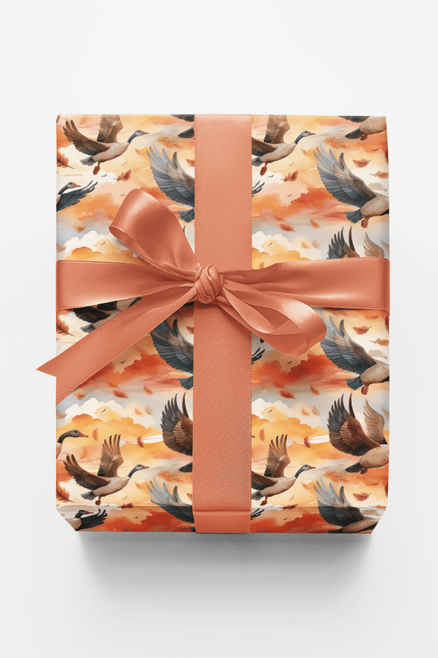 Falling Feathers - London Penny Gift Wrap