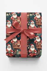 Treehouse Santa Magic - London Penny Gift Wrap