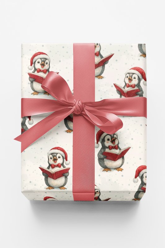 Snowy Caroling Penguin