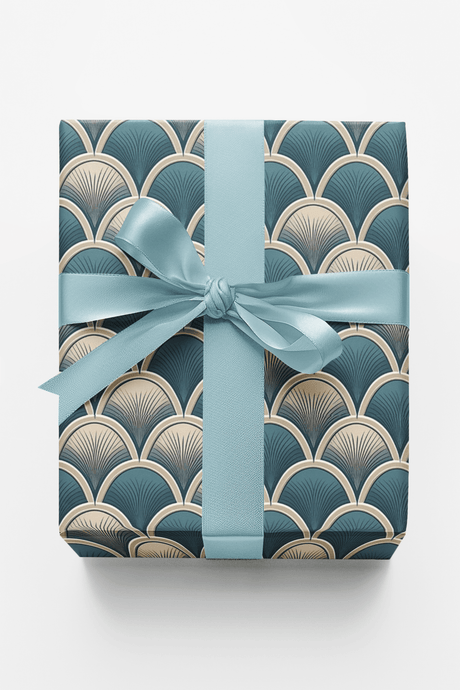 Scallop Sweep - London Penny Gift Wrap