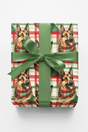 German Shepherd Plaid Parade - London Penny Gift Wrap