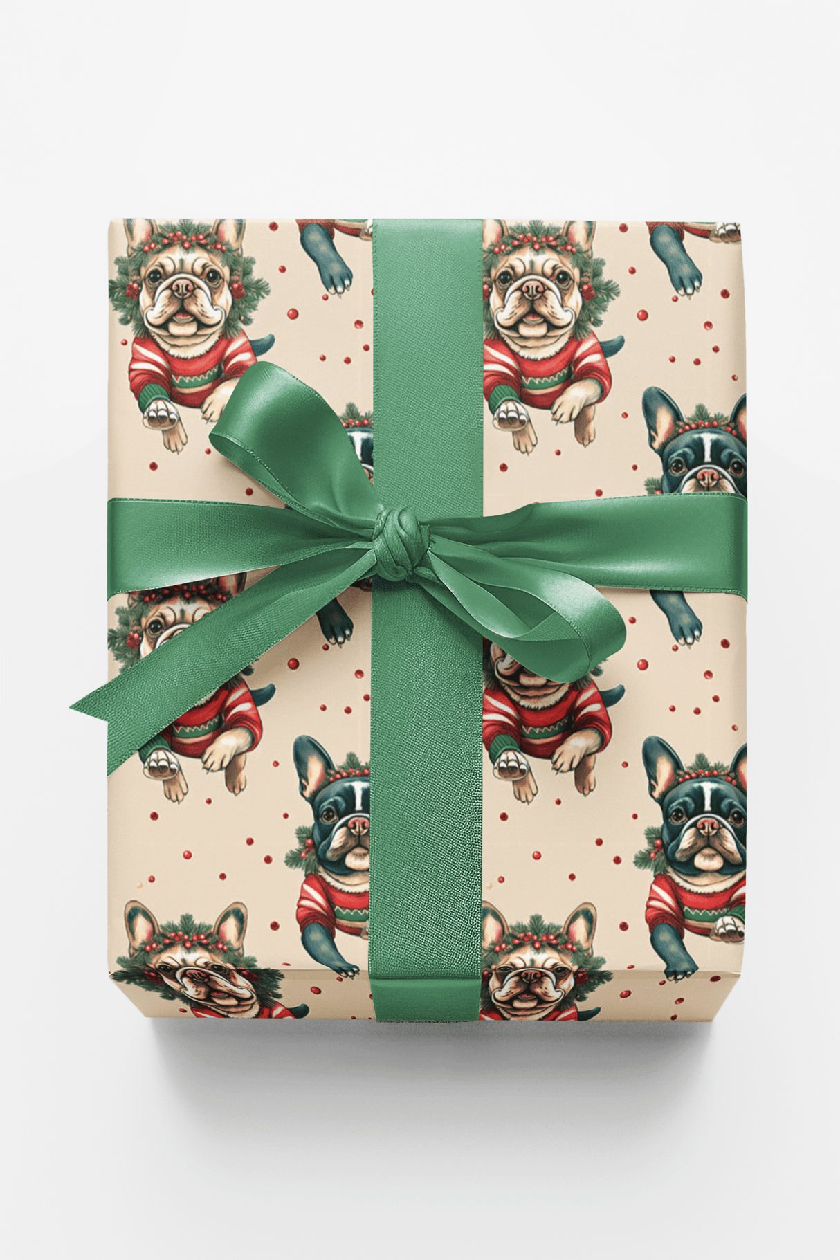 Frenchies Holiday Sweaters - London Penny Gift Wrap