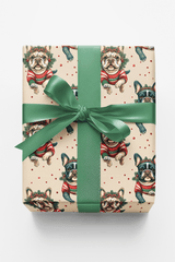 Frenchies Holiday Sweaters - London Penny Gift Wrap