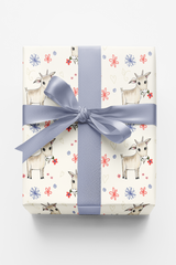 Billy Goat Blue Wrapping Paper | Michelle Gilsey | Artist Corner