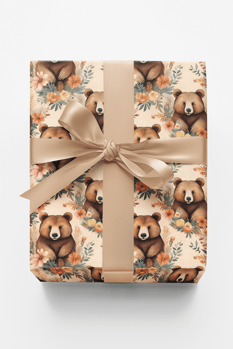 Botanic Bears - London Penny Gift Wrap