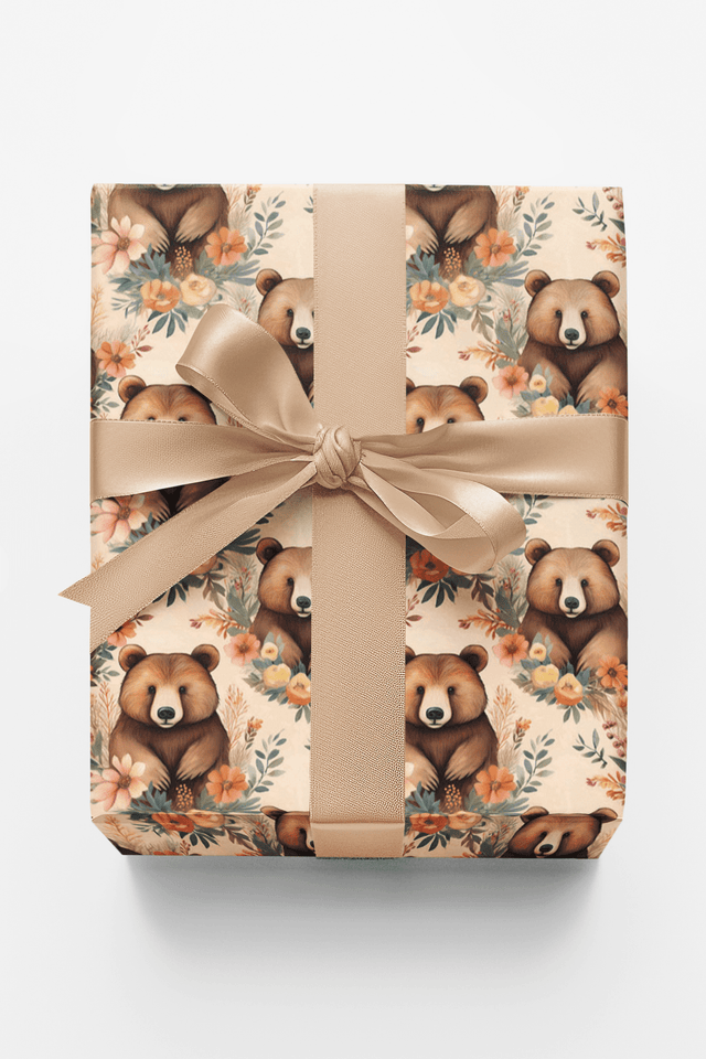 Botanic Bears - London Penny Gift Wrap