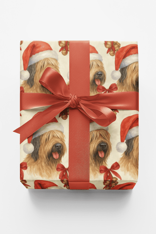 Tidings Beneath Tasseled Curls - London Penny Gift Wrap