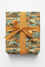 Nebraska Postcard Memories - London Penny Gift Wrap